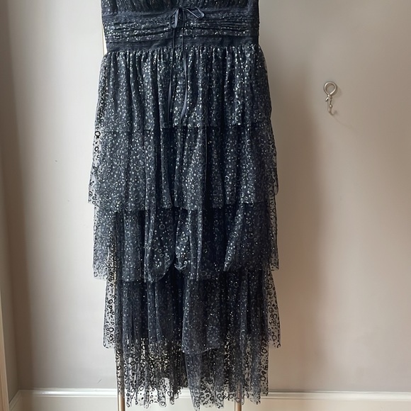 Marchesa Notte Flutter Sleeve Cocktail Dress size 4 - Picture 4 of 15